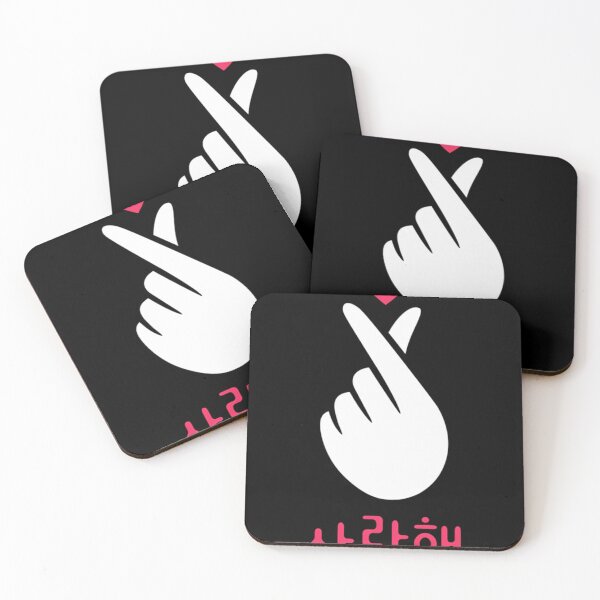 Item preview, K Pop Saranghae Hand Heart Sign designed and sold by MarsilChouinard.