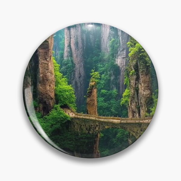 Item preview, •	Brücke im Tal – Naturverbundenheit 	•	Bridge in the Valley – Connection & Nature 	•	Faszinierende Landschaft mit Brücke designed and sold by Yaroplanner.