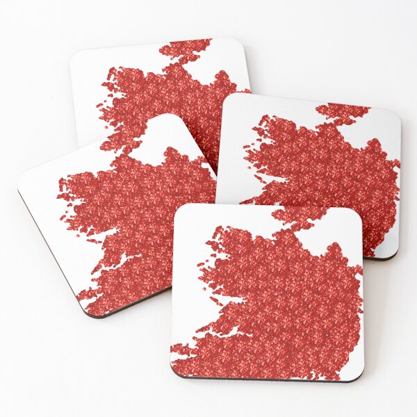 Artikelvorschau, Irland Roter Strass entworfen und verkauft von TheIconSmith.