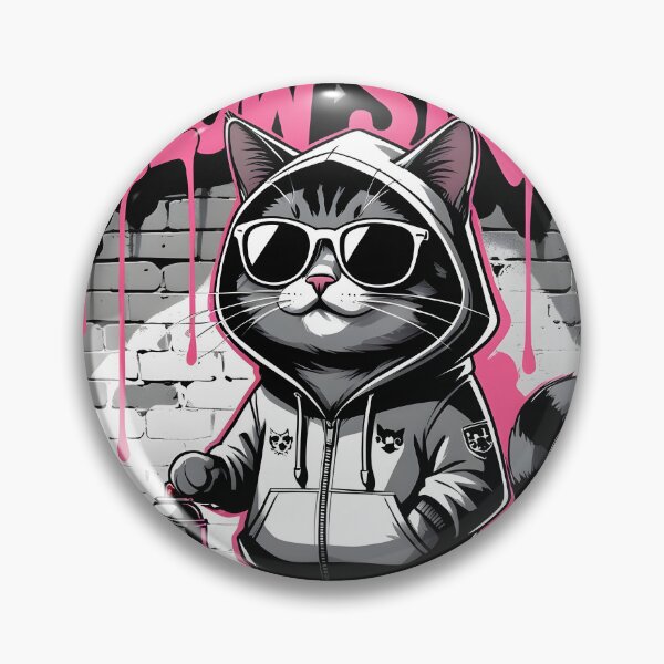 Item preview, Cat Graffiti  Street Art designed and sold by Spirit of Siam.