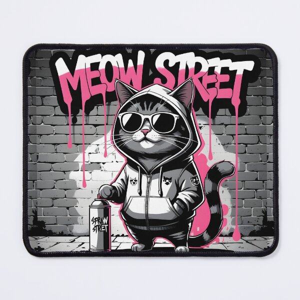 Item preview, Cat Graffiti  Street Art designed and sold by Spirit of Siam.