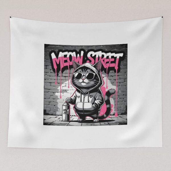 Item preview, Cat Graffiti  Street Art designed and sold by Arty Art.