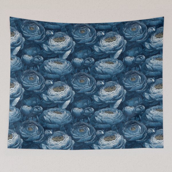 Item preview, Trendy Lush Ranunculus Print For Ranunculus Lovers designed and sold by RoyalStarsPatts.