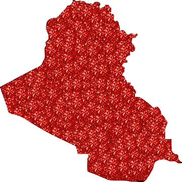 Artwork thumbnail, Red Rhinestone Iraq by TheIconSmith