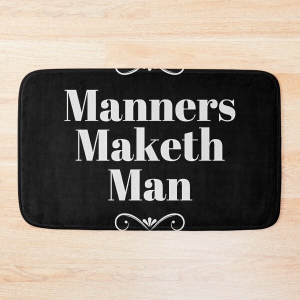 Item preview, Manners Maketh Man designed and sold by Varadialina.