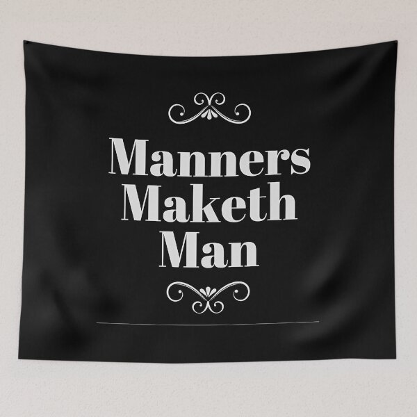 Item preview, Manners Maketh Man designed and sold by Varadialina.