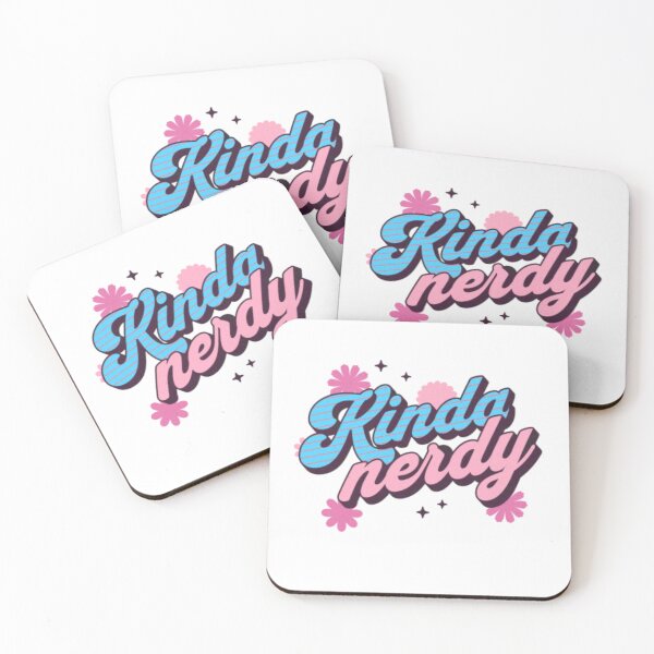 Item preview, Kinda Nerdy! (blue and pink) designed and sold by sweetstella.