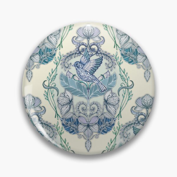 Item preview, Not Even a Sparrow - hand drawn vintage bird illustration pattern designed and sold by micklyn.
