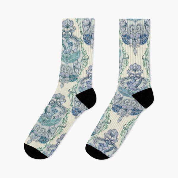 Item preview, Not Even a Sparrow - hand drawn vintage bird illustration pattern designed and sold by micklyn.