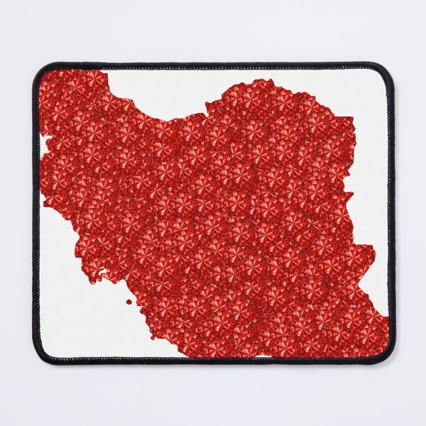 Item preview, Red Rhinestone Iran designed and sold by TheIconSmith.