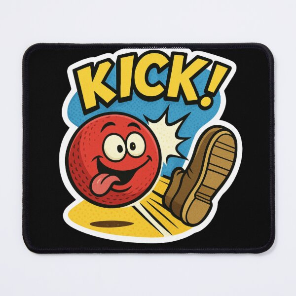 Item preview, Funny kick - Kickball sports designed and sold by DamioPolArt.