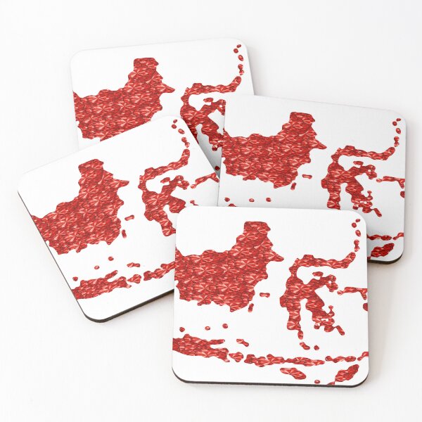 Item preview, Red Rhinestone Indonesia designed and sold by TheIconSmith.