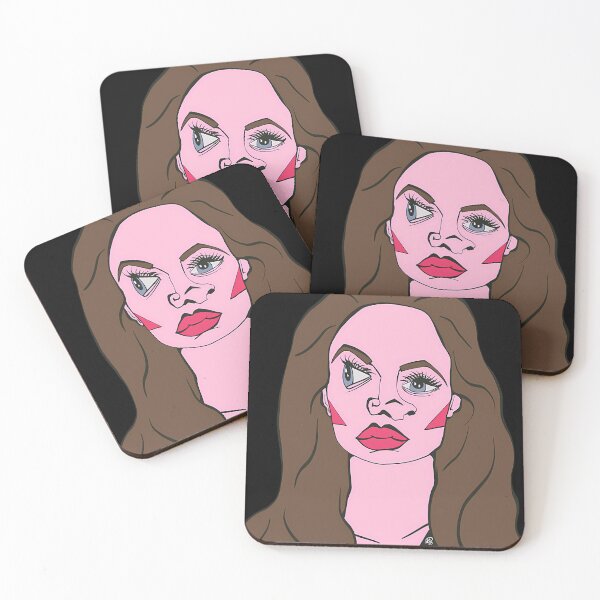Aperçu de l'œuvre Angelina Jolie Cubism Portrait créée et vendue par EttaYopp.