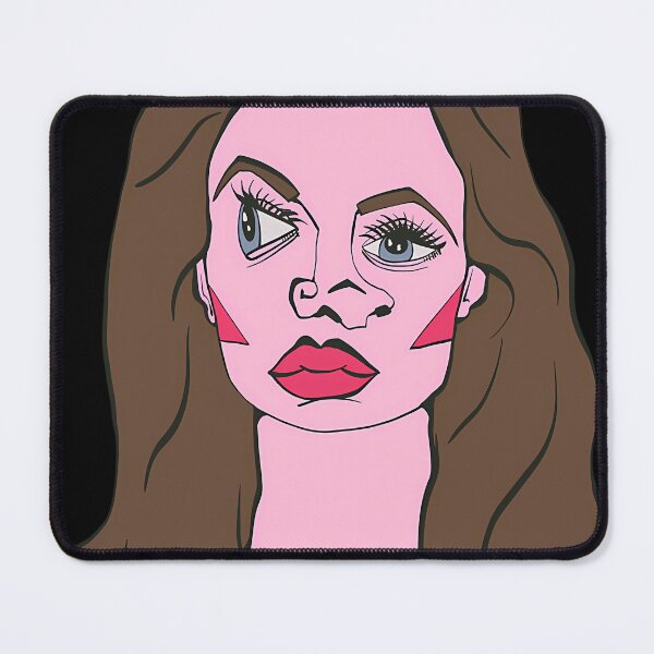 Aperçu de l'œuvre Angelina Jolie Cubism Portrait créée et vendue par EttaYopp.