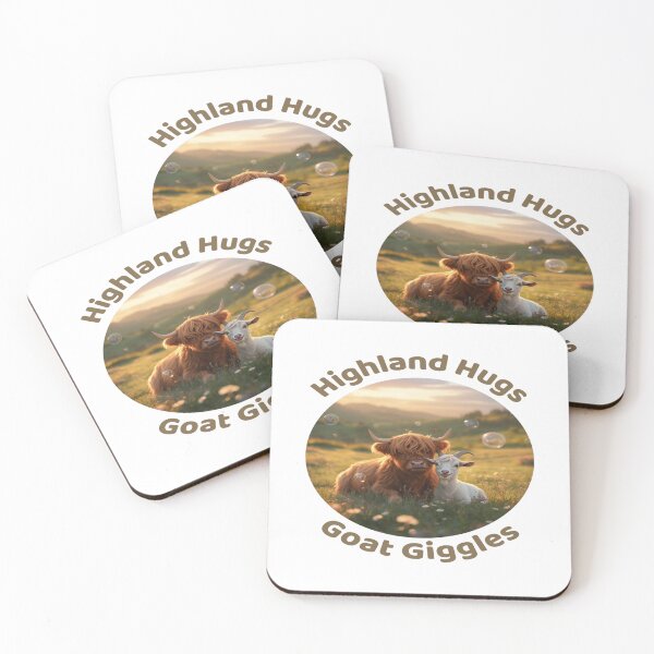 Item preview, Highland Hugs & Goat Giggles designed and sold by SpazticGoat.