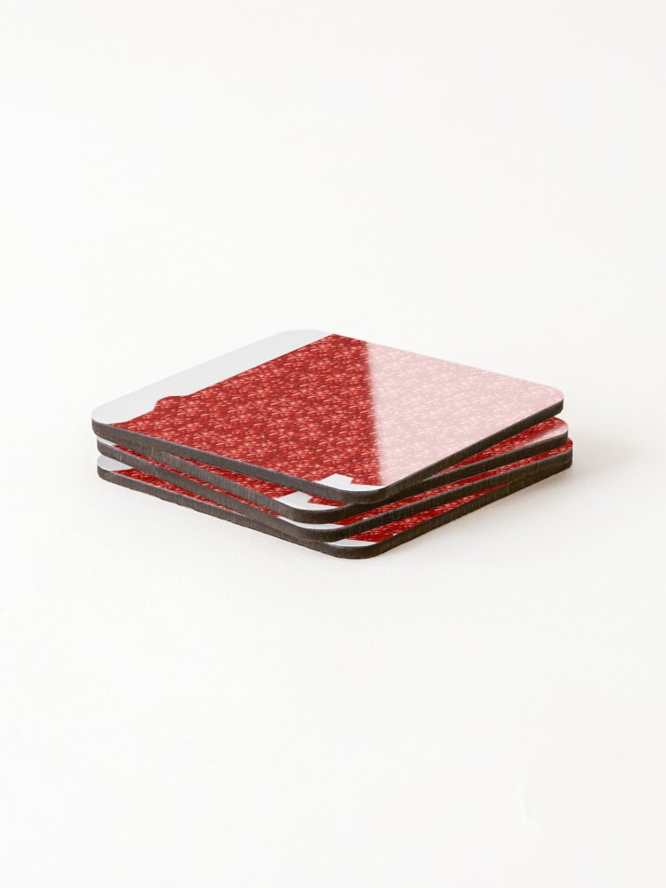 Thumbnail 4 of 5, Coasters (Set of 4), Red Rhinestone Indiana designed and sold by TheIconSmith.