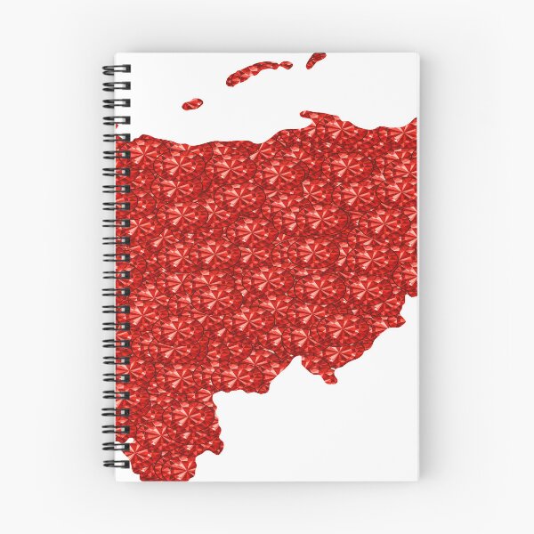Item preview, Red Rhinestone Honduras designed and sold by TheIconSmith.