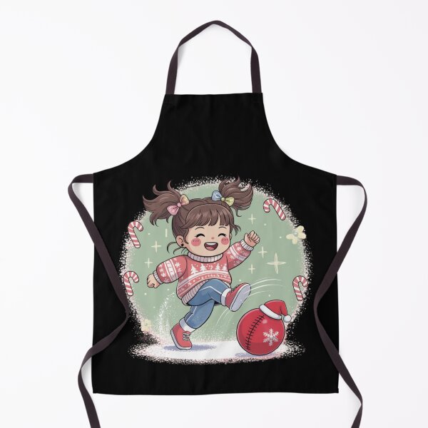 Item preview, Cute Christmas - Kickball girl designed and sold by DamioPolArt.