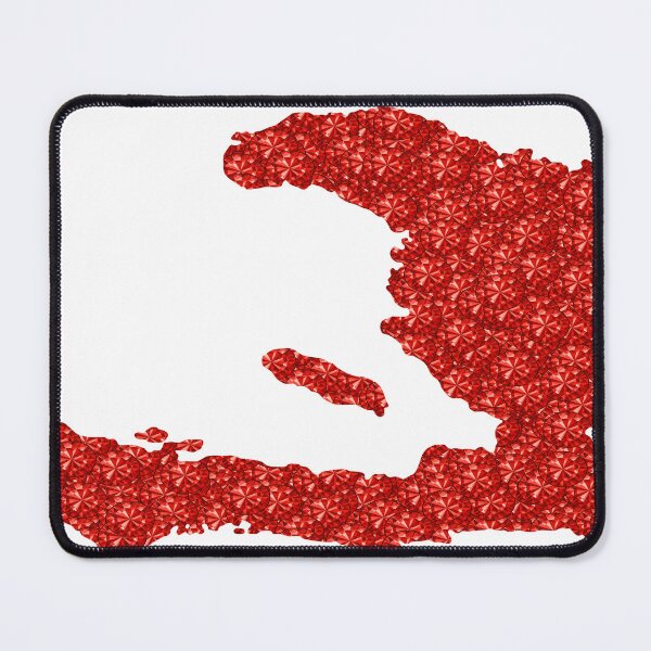 Item preview, Red Rhinestone Haiti designed and sold by TheIconSmith.