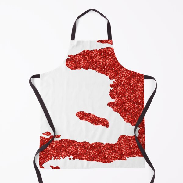 Item preview, Red Rhinestone Haiti designed and sold by TheIconSmith.
