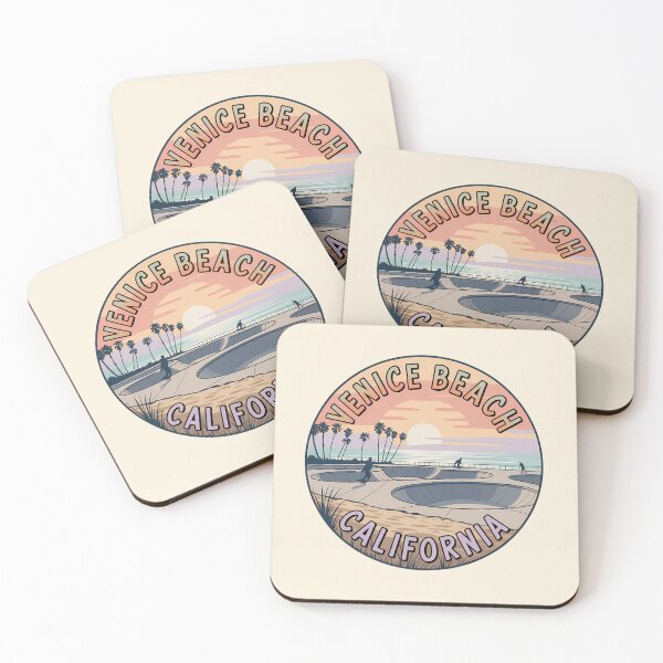 Item preview, Venice Beach California Skatepark Circle Sticker designed and sold by Horizon Tales.