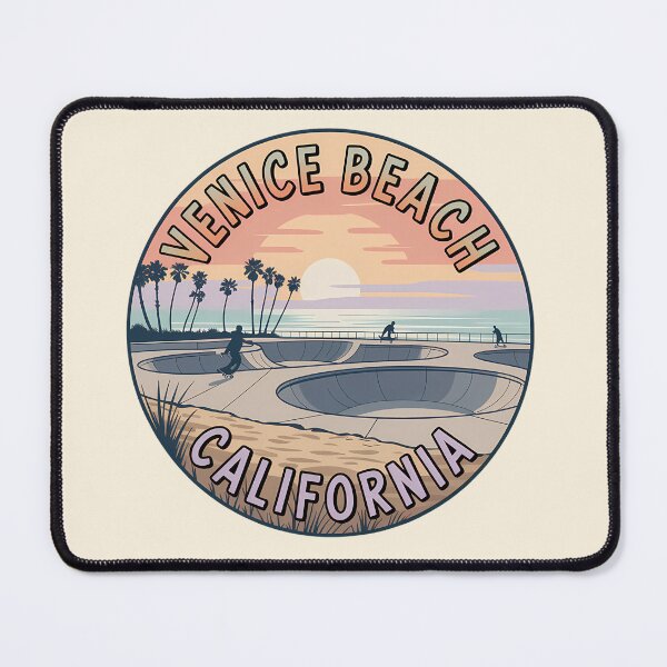 Item preview, Venice Beach California Skatepark Circle Sticker designed and sold by Horizon Tales.