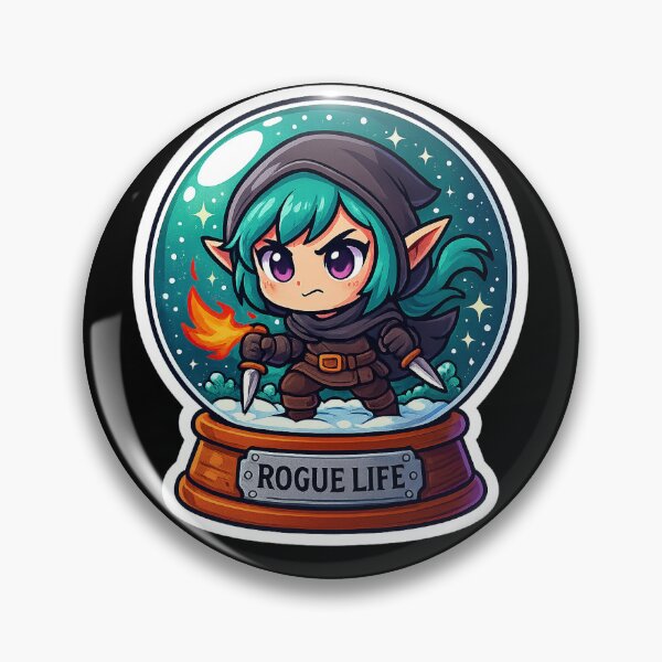 Item preview, Rogue life Snow Globe designed and sold by NerdHoard.