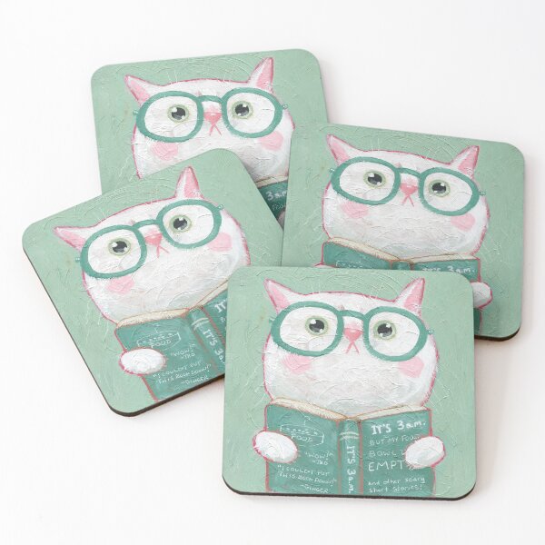 Item preview, Books For Cats 3 designed and sold by KilkennyCat Art.
