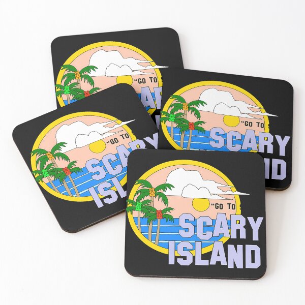 Item preview, Greetings From Scary Island - The Peach Fuzz designed and sold by MaryGuay1.
