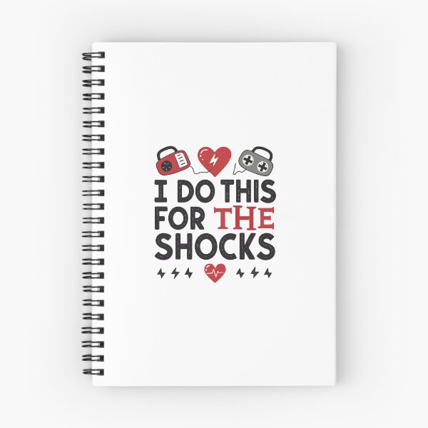 Item preview, I Do This For The Shocks – Funny Defibrillator Typography Design designed and sold by VividOrganica.