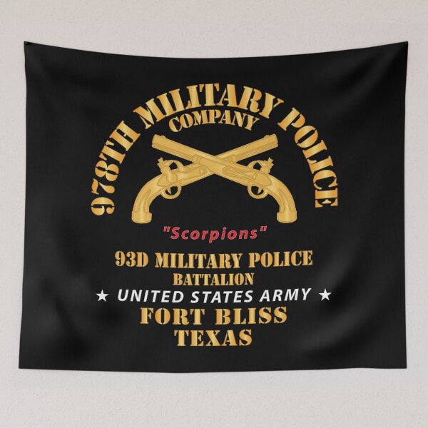 Item preview, Army - 978th Military Police Co, Scorpions, 93rd Military Police Bn, Ft Bliss, Tx X 300 designed and sold by Military Insignia Products.