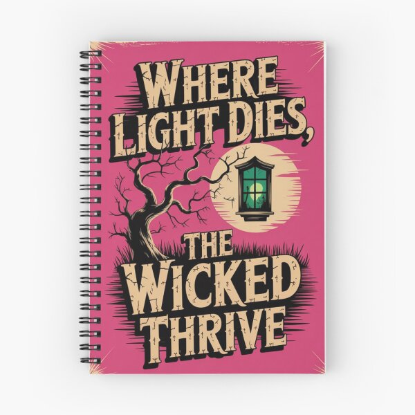 Item preview, "Where light dies, the wicked thrive" designed and sold by aipaint.