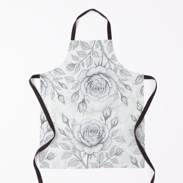 Item preview, Soft Rose Botanical Sketch Pattern designed and sold by imperiumpublicitario .