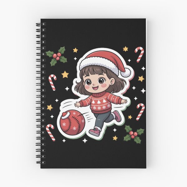 Item preview, Cute Kawaii Christmas  - Kickball girl designed and sold by DamioPolArt.