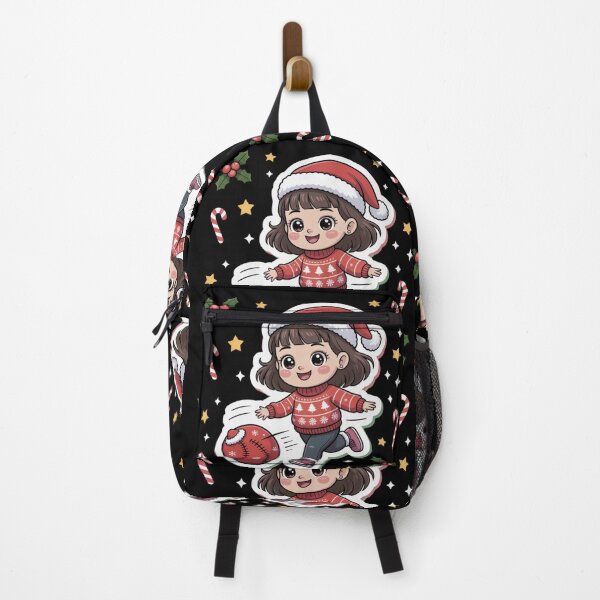 Item preview, Cute Kawaii Christmas - Kickball girl designed and sold by DamioPolArt.