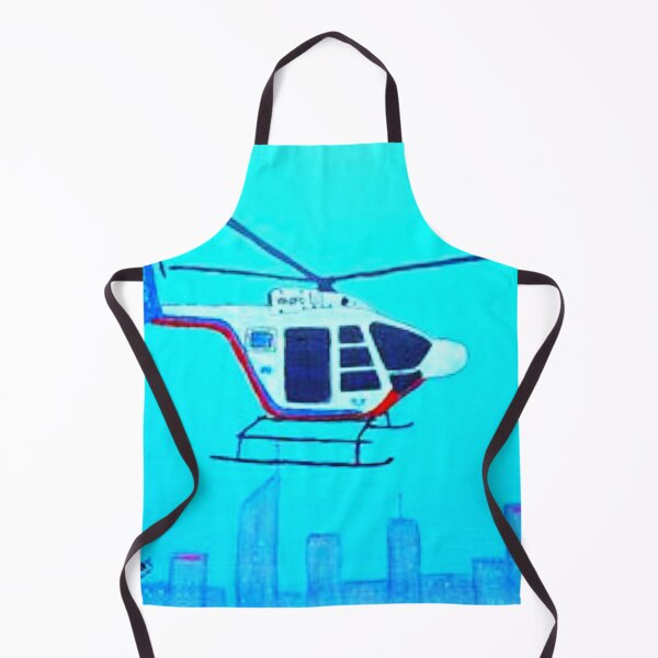 Item preview, RFDS Helicopter over the city on a foggy day designed and sold by EJCairns.