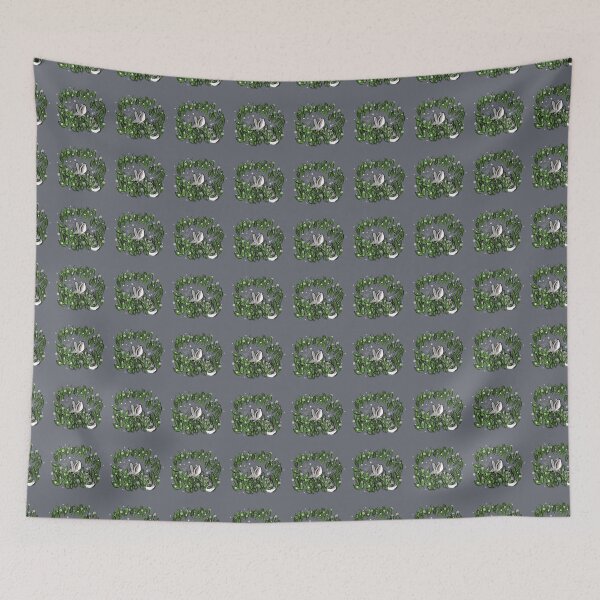 Item preview, Cute little bunny hidden in the bushes designed and sold by dreamseller88.