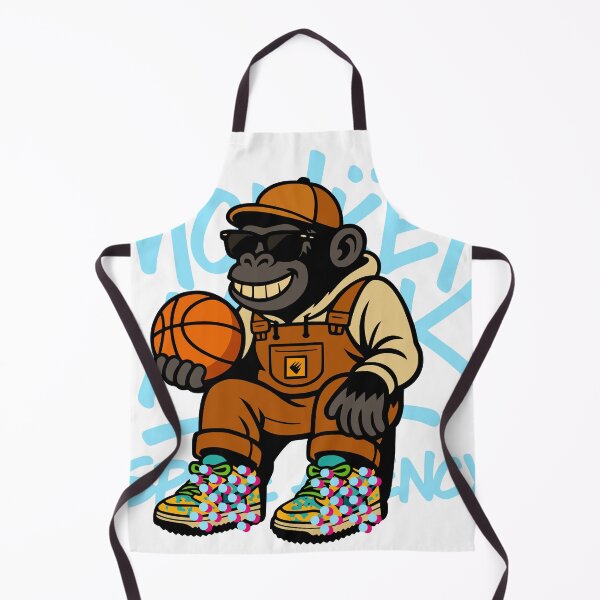 Aperçu de l'œuvre MONKEY MARK – Gorille de Streetball créée et vendue par DixTartare.