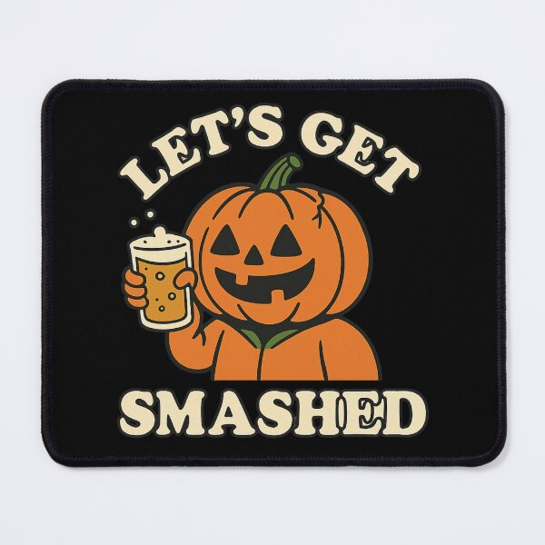 Item preview, Let’s Get Smashed – Funny Halloween Pumpkin Design designed and sold by Tatko Designs.