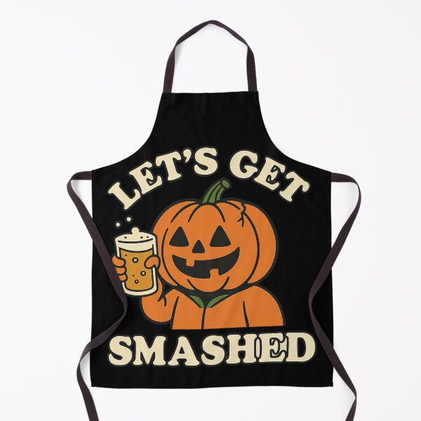Item preview, Let’s Get Smashed – Funny Halloween Pumpkin Design designed and sold by Tatko Designs.