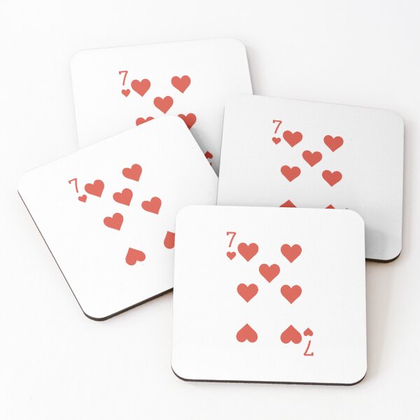 Item preview, Deck of Cards - Seven of Hearts designed and sold by goal-getter.
