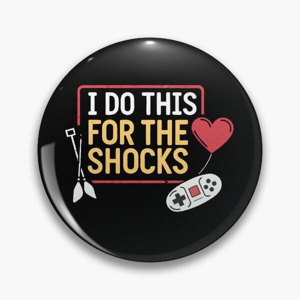 Item preview, Funny Defibrillator Nurse Sticker – “I Do This For The Shocks" designed and sold by VividOrganica.