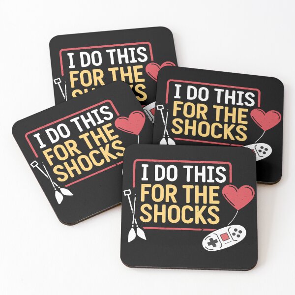 Item preview, Funny Defibrillator Nurse Sticker – “I Do This For The Shocks" designed and sold by VividOrganica.