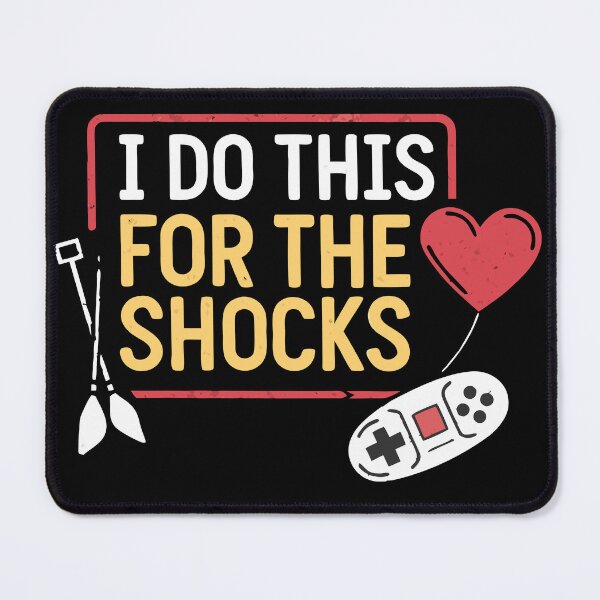 Item preview, Funny Defibrillator Nurse Sticker – “I Do This For The Shocks" designed and sold by VividOrganica.