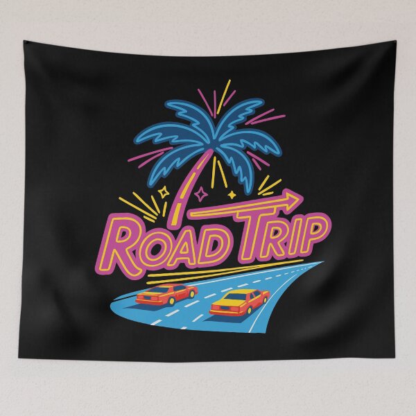 Item preview, Vintage Road Trip Travel design Casual Adventure Journey art designed and sold by Colorfulman.