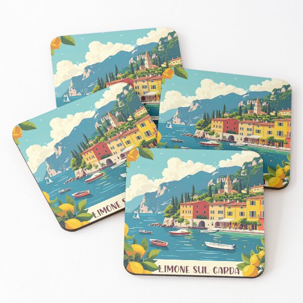 Item preview, Limone sul Garda – Vintage Travel Poster designed and sold by Klysztof.