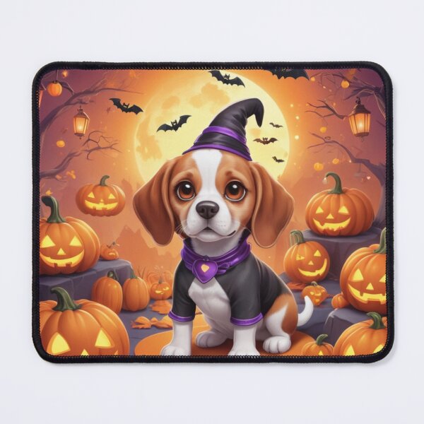 Item preview, Playful Beagle Halloween Art designed and sold by NeatThingLover.