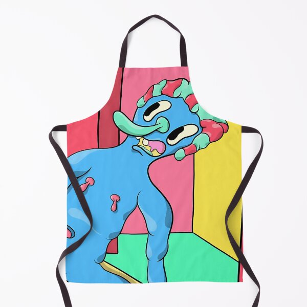 Item preview, Surreal Blue Creature in Color Block Room designed and sold by Cristinacris.
