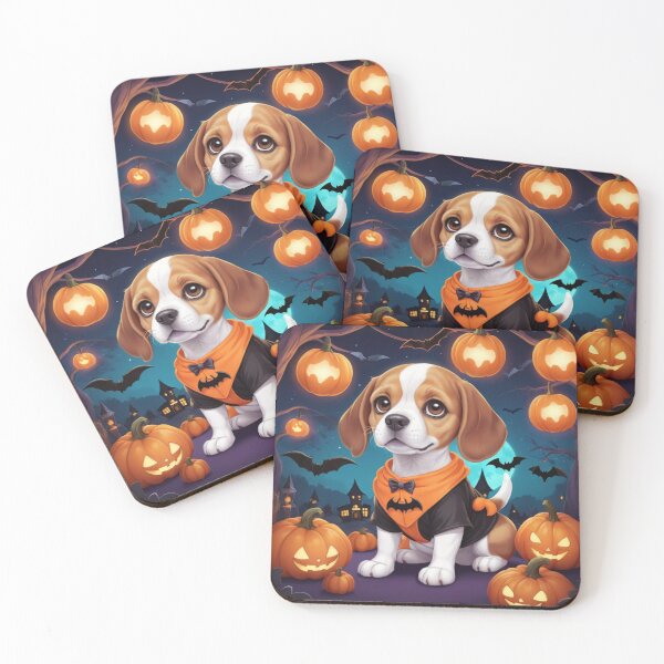 Item preview, Beagle Halloween Spooky Cartoon Design designed and sold by NeatThingLover.