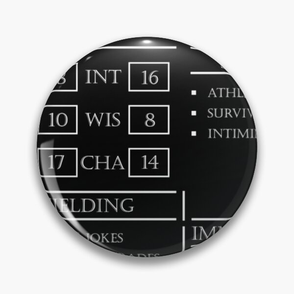 Item preview, Dad Stats - Character Sheet - White  	 designed and sold by cltqhyzmlzq44.
